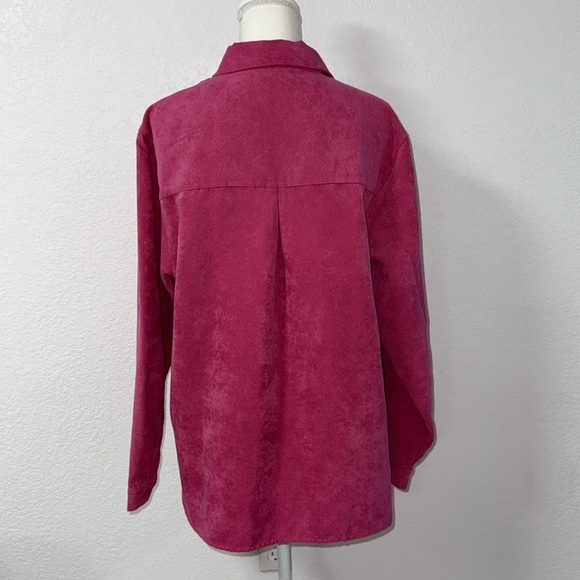 STUDIO WORKS Fuchsia Button-Down Shirt - Picture 3 of 8